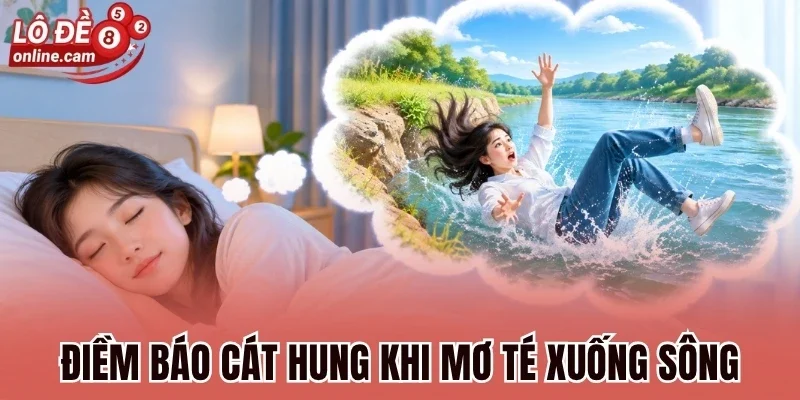 Điềm báo cát hung khi mơ té xuống sông