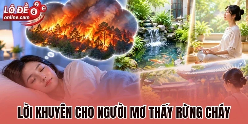 Lời khuyên cho người mơ thấy rừng cháy