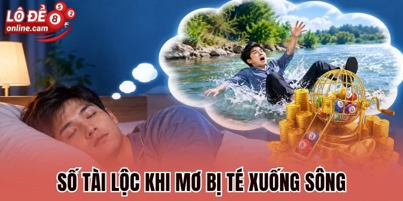 Số tài lộc khi mơ bị té xuống sông
